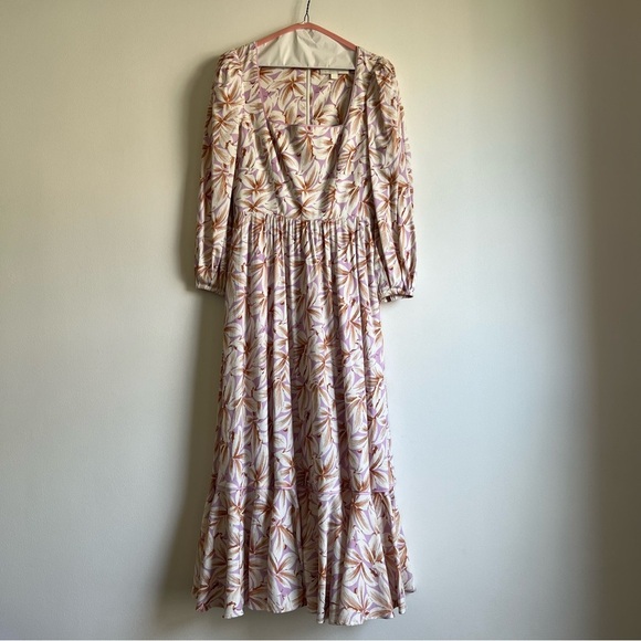 Jonathan Simkhai Ella Dress in Lilac Print - Picture 5 of 16